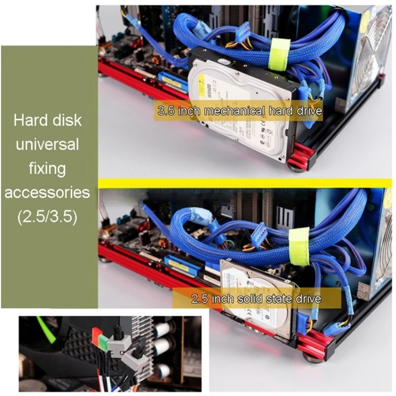 ATX PC Test Bench Aluminum All - đánh giá và giá Aluminum Open Frame Test Bench Water Cooling