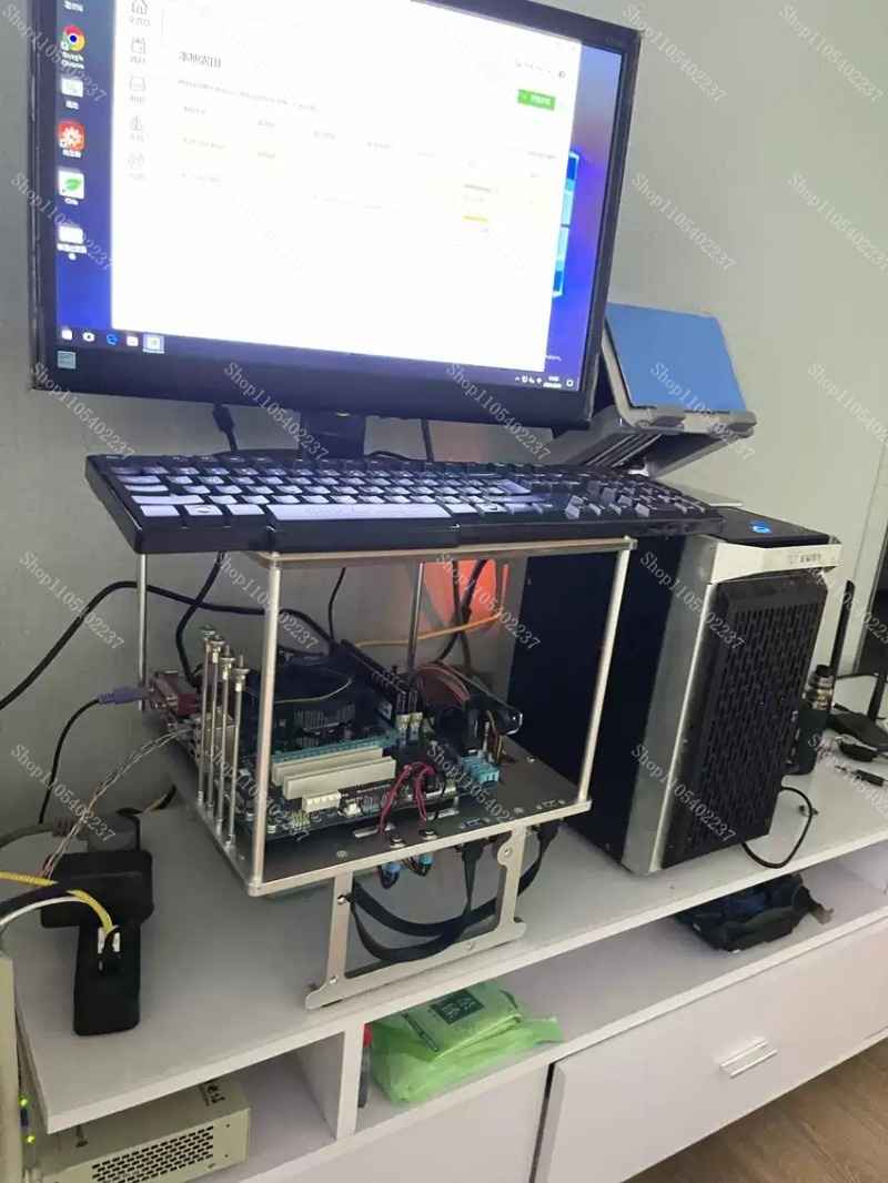 Open Frame All Aluminum PC Tes - đánh giá và giá Aluminum Open Frame Test Bench Water Cooling